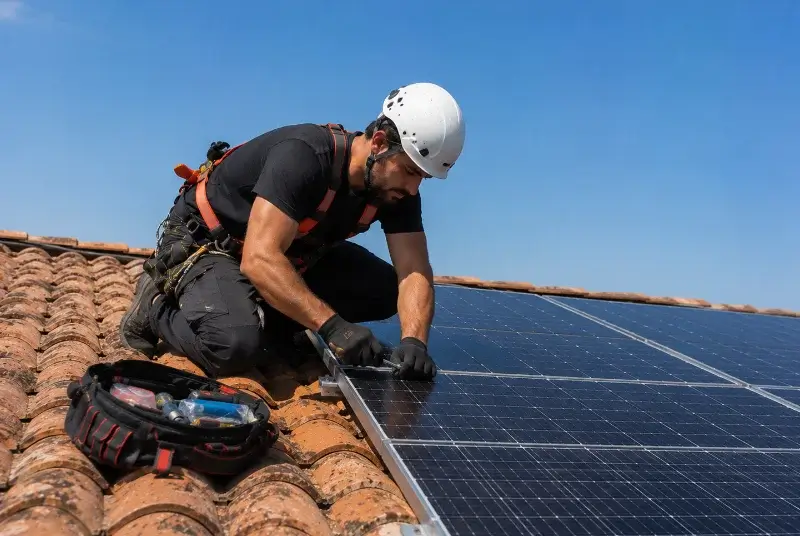 Maintenance et monitoring de panneaux solaires à Aigne